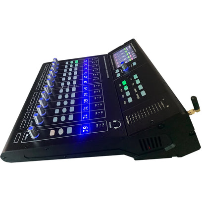 Paulkitson Digital Mixer 8-Channel Professional Audio Mixing Console Suitable For Stage Performance Sound Mixer