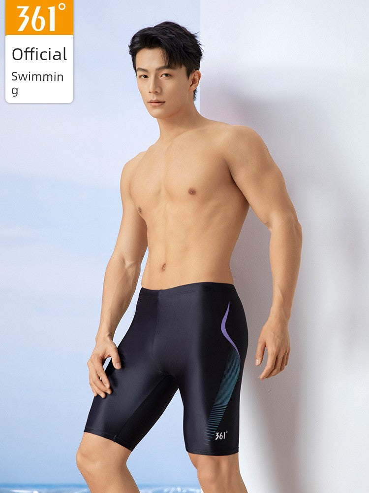 361 Swimming Trunks Men Anti-Embarrassment Loose Hot Spring Swimming Trunks Men's Swimsuit Suit Beach Pants Swimming Equipment