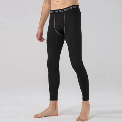 Men Running Leggings Quick Dry Sport Gym Tights Fitness Training Pants Compression Pants Crossfit Basketball Leggings Sportswear