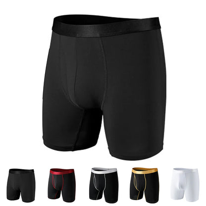 Men Sport Shorts Comfort Underwear Middle Waist Panties Bullet Separation Scrotum Physiological Underpants Longshort