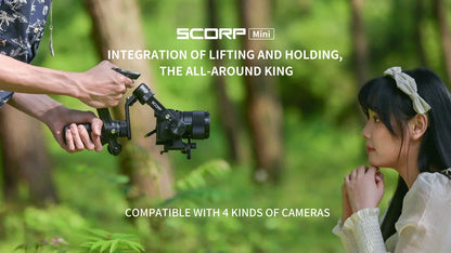 FeiyuTech Official SCORP Mini-1 three Axis Handheld All-in-One Gimbal Stabilizer for GoPro Smartphone Mirrorless Camera