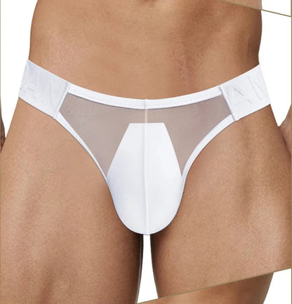 CMENIN Low Rise Men's Underwear Transparent Ultra-thin Mesh Brief