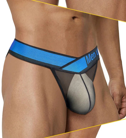 CMENIN Low Rise Men's Underwear Transparent Ultra-thin Mesh Brief