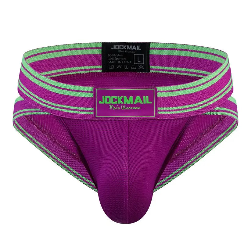 Sexy Underwear Men Briefs  Low Waist Mesh Nylon Man&