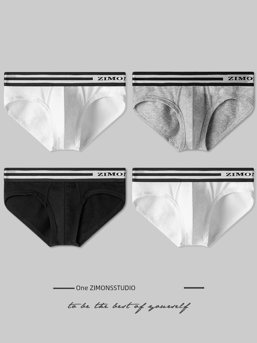 3 Piece Men's,Young Men Low Rise Thin Breathable Cotton Brief