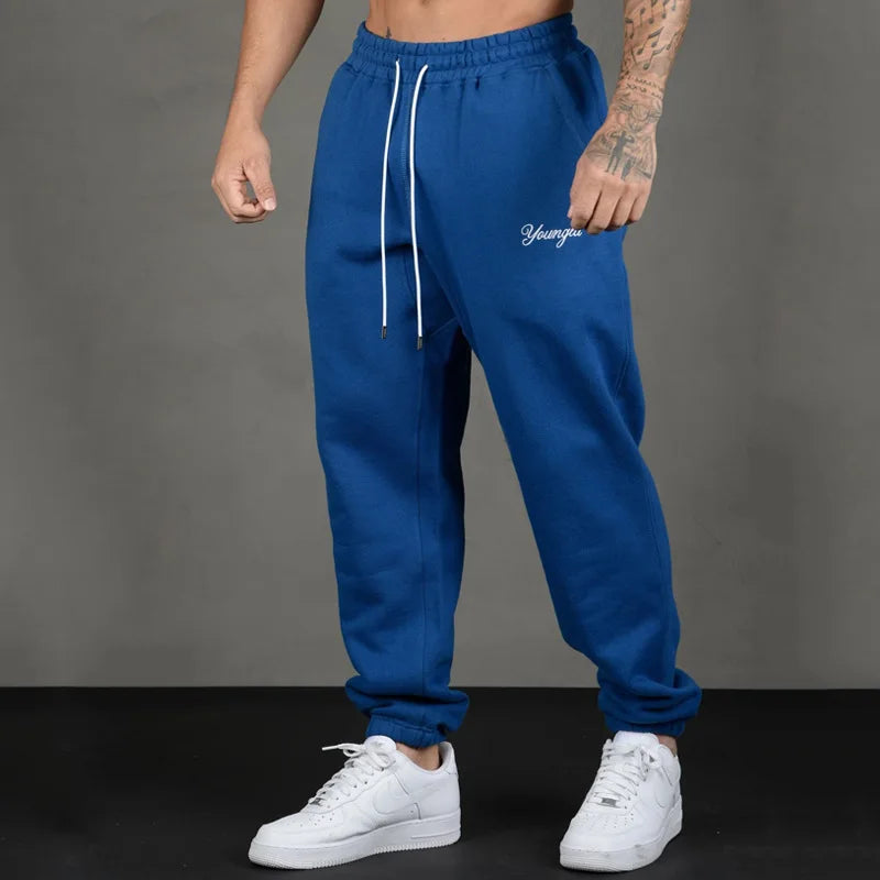 Men's sports pants new outdoor fitness sports trousers running fitness sweatpants spring and autumn version