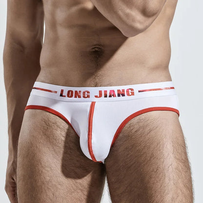 Mens Sexy Underwear Gay Sexy Briefs Transparent Man Underwear Slip Breathable Silky Quick-Drying U-convex Pouch Underpants Thong