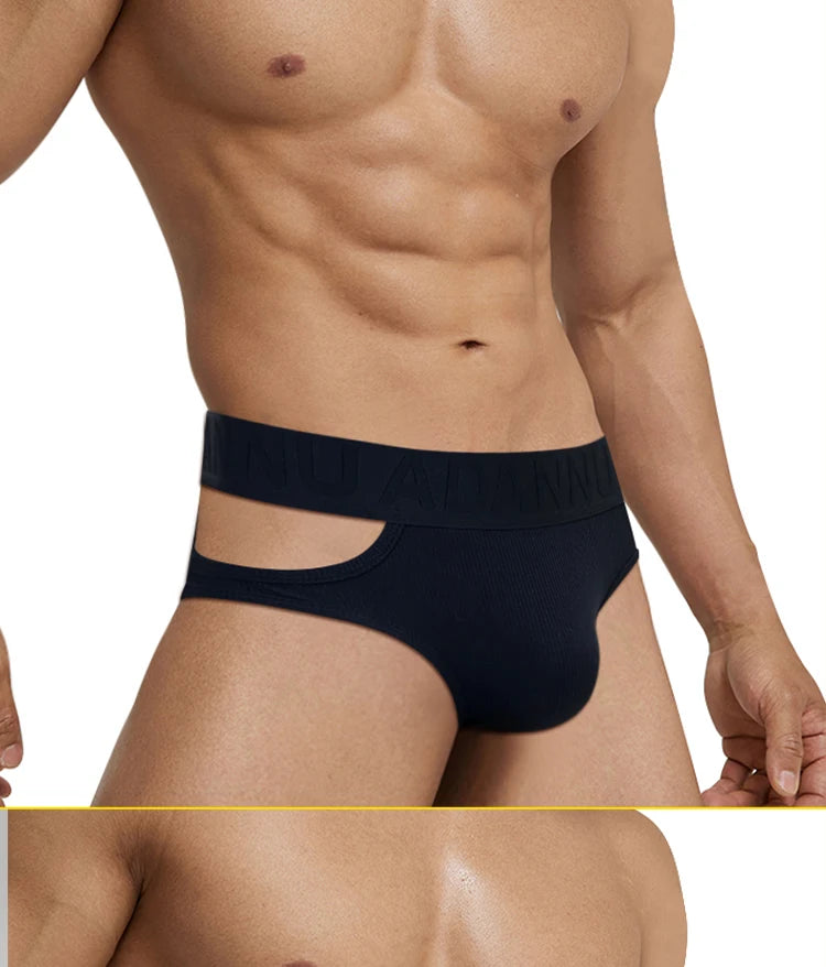 CMENIN 100% Men's Cotton Low Waist Briefs