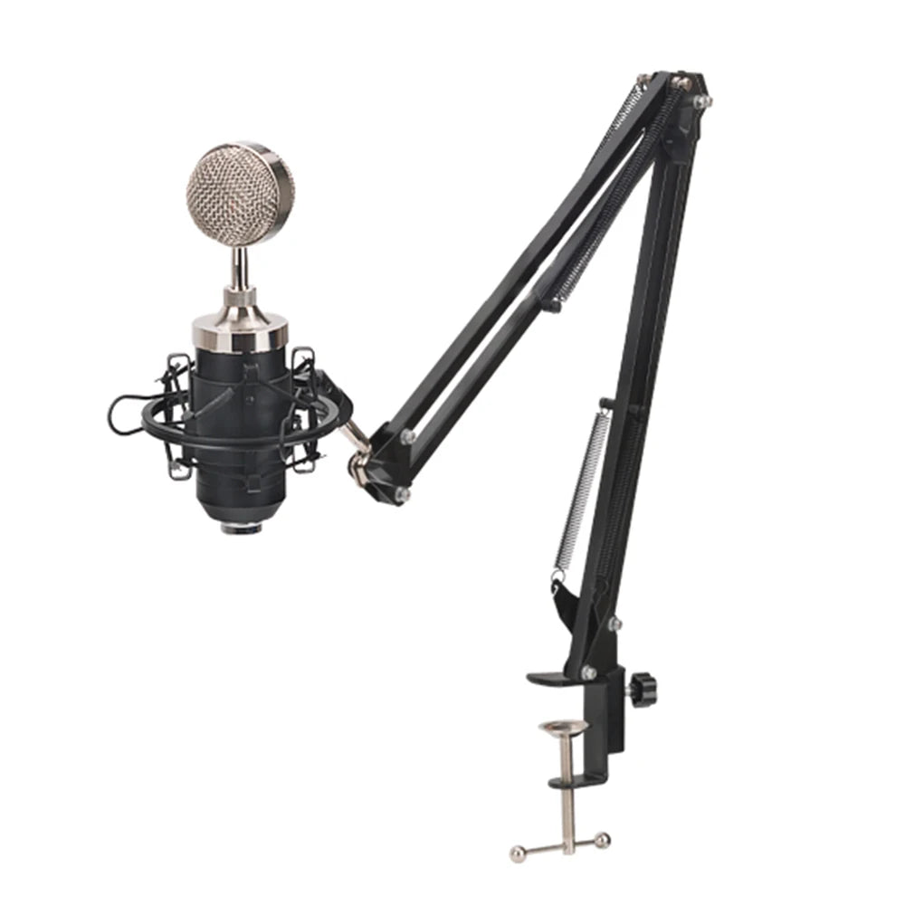 Professional Scissor Arm Stand For Bm800 Microphone Stand With A Spider Cantilever Bracket Universal Shock Mount Mic Holder