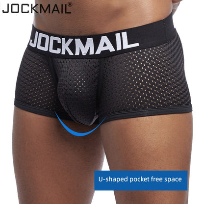 Jockmail Men's Breathable Mesh Underwear for Summer