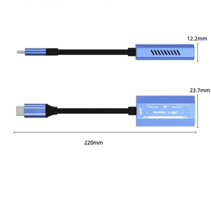 USB C to C Video Converter 4K@60Hz Display Adapter with PD100W for Laptop Switch to XREAL/VITURE One/RayNeo AR Glasses Monitor