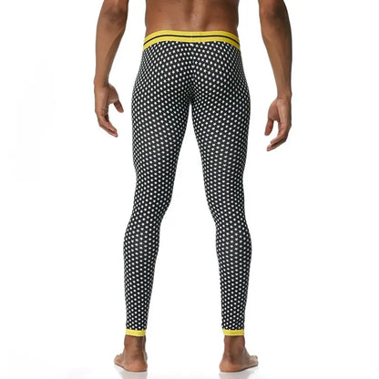 JOCKMAIL Brand Men Long Johns Cotton Printed leggings Thermal Underwear cueca Gay Men Thermo Underwear Long Johns Underpants