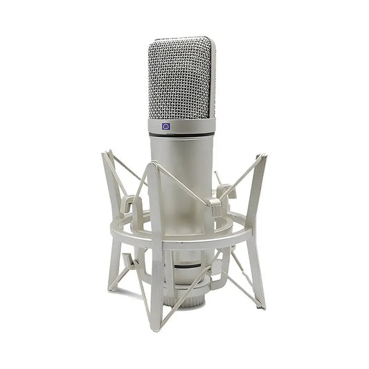 Professional Condenser Microphone Cardioid Studio Mic For Computer Gaming Recording Singing Podcast Sound Card For YouTube