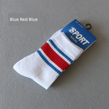 Pure Cotton Sweat-Absorbent Breathable Youth Fashion Men's Socks