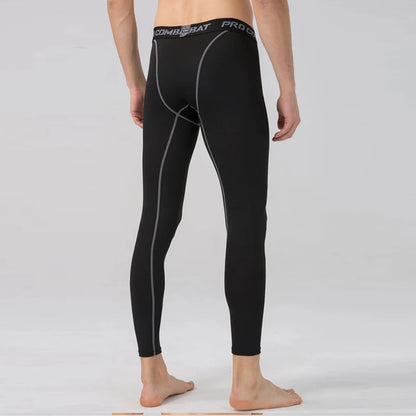 Men Running Leggings Quick Dry Sport Gym Tights Fitness Training Pants Compression Pants Crossfit Basketball Leggings Sportswear