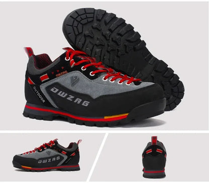 Fashion Waterproof Hiking Shoes Men's Climbing Shoes Anti-collision Fashion Outdoor Casual Lace-up Sneakers