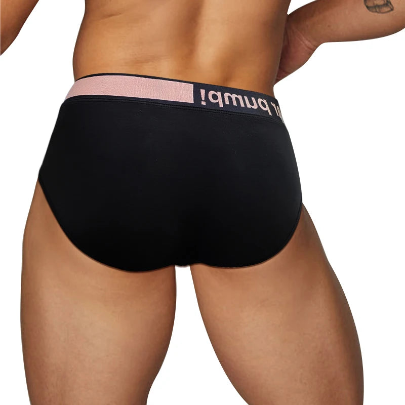 Sexy Male Modal Underwear Men Briefs U Convex Gay Men's Panties Breathable Soft Low Waist Mens Brief