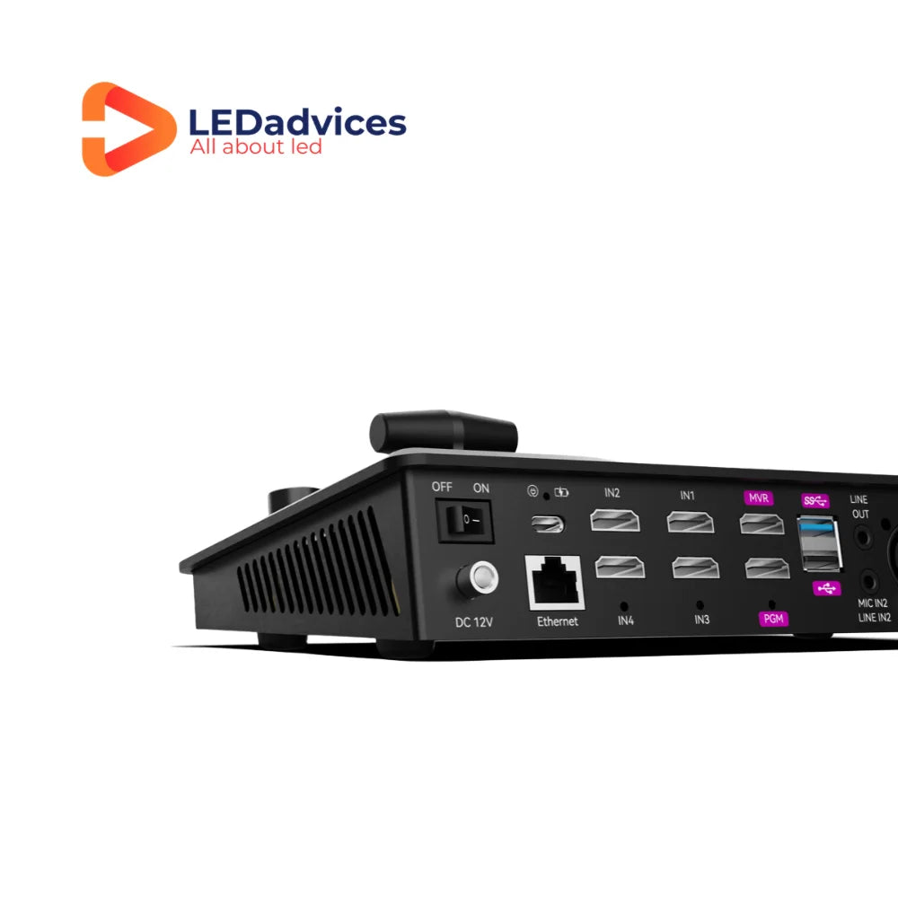 New 2024 UVLIVE M/E Video Switcher Mixer Muliti Functional Live Streaming Switcher Hot 4*HDMI Input SPROLINK NEOLIVE R2 Plus