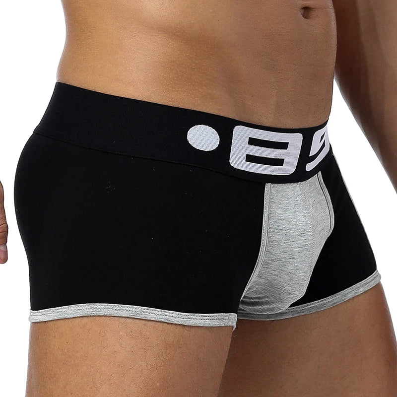 Men's Low Waist Breathable Boxer Brief