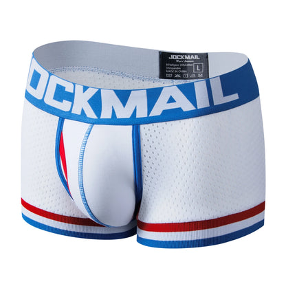 JOCKMAIL Men's Low Waist Breathable Boxer Briefs