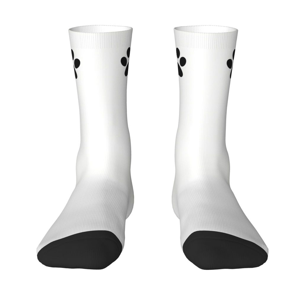 Paw Print Pattern Black Pawprint Men Women Socks Cycling Novelty Spring Summer Autumn Winter Stockings Gift