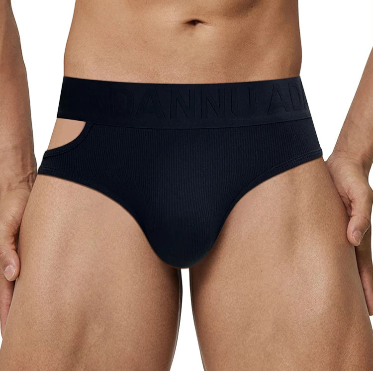 CMENIN 100% Men's Cotton Low Waist Briefs