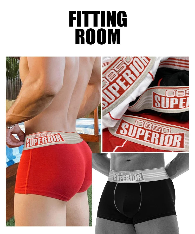 Men's Cotton Boxer Brief Underwear