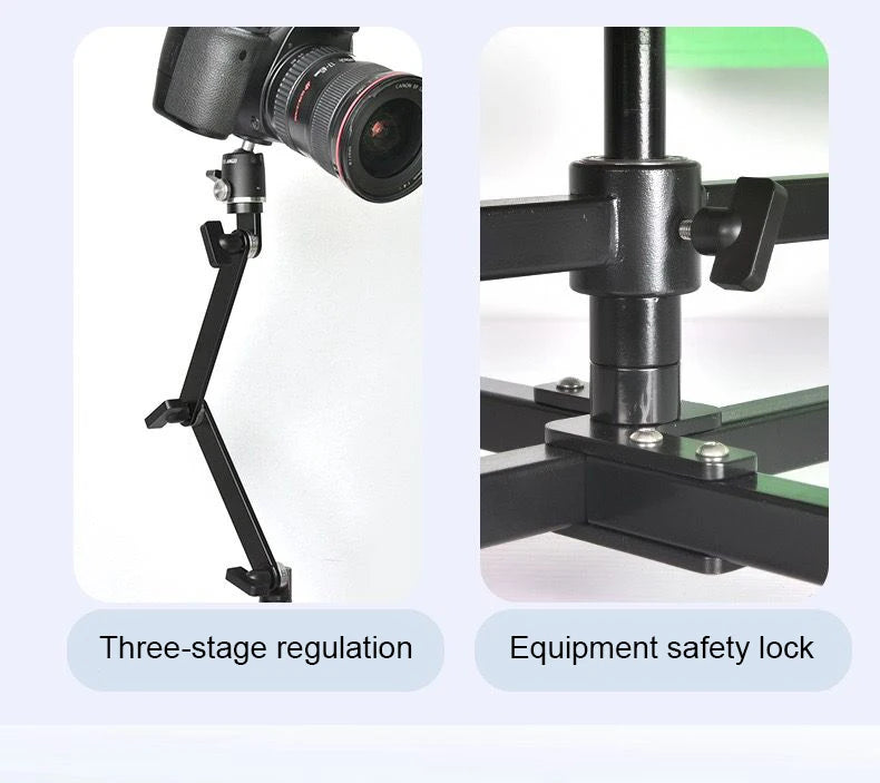 Professional Photography Panoramic Round Turntable 360° Surrounding Rotation Video Shooting Platform Studio Photo Booth