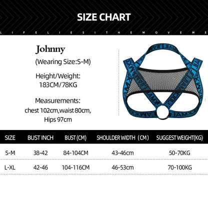 Jockmail Adults Erotic Lingerie Leather Sex Underwear Elastic Suit Sissy Bra Bondage Harness Tank Top Men for Sexy Gay Boys