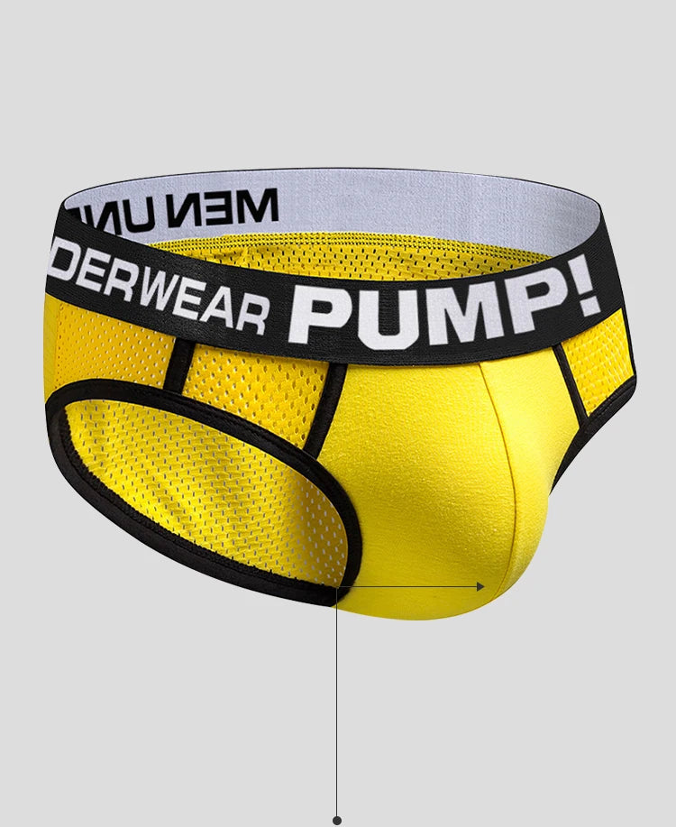 Mens Sexy Underwear Mesh Breathable Bikini Jockstraps Briefs Gay Sissy Panties Underpants Under Wear Calzoncillos Hombre