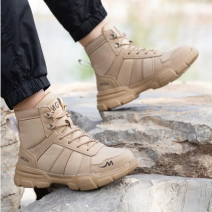 Work Boots Indestructible Safety Shoes Men Steel Toe Shoes Puncture-Proof Sneakers Male Footwear Shoes Women Non Slip Work Shoes