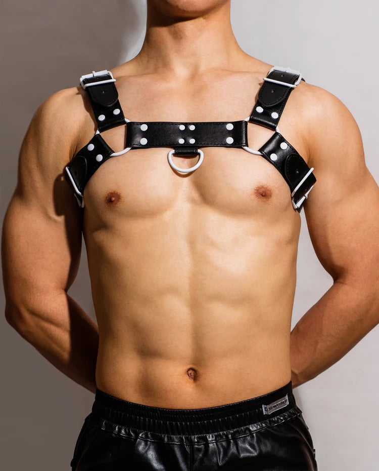 Sexy Harness Men Sex Toys For Couples Body Lingerie Fetish PU Erotic Accessories Gay Corset Top Lenceria Hombre bdsm Muscle