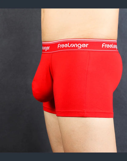 Men Breathable Seamless  U Pouch Boxer Briefs.