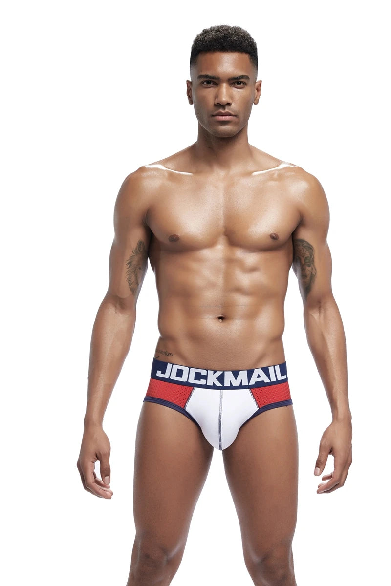 JOCKMAIL Men's Low Waist Breathable Boxer Briefs