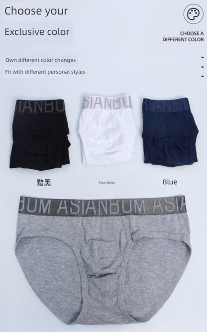 Asianbum Mid-Waist Comfortable Breathable Briefs