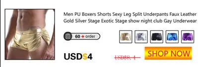 Men Long Boxers Men Underwear Sexy U Convex Male Panties Soft Modal Friction Prevention Leg Men Long Boxershorts Man Underpants