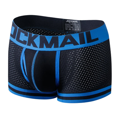 JOCKMAIL Men's Low Waist Breathable Boxer Briefs