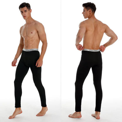 Men's Tight Sports Pants Slim Pants Autumn And Winter Thermal Pants, Plush Thickened High Stretch Quick Drying Compression Pants