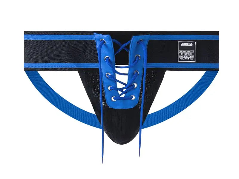 Jockmail Sexy Men Jockstrap Soft Bulging Bag Soft