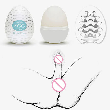 Male Masturbation Cup Vagina Egg Penis Massage Adult Toys For Men Soft Silicone Pocket Pussy Stretchable Masturbator Sex Toys