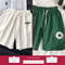 [Shorts] CH White Send Five-pointed Star Green