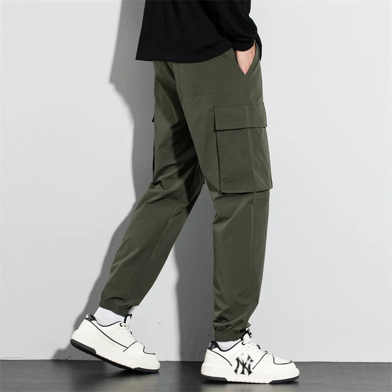 2024 casual multi pocket loose work pantscamping equipment