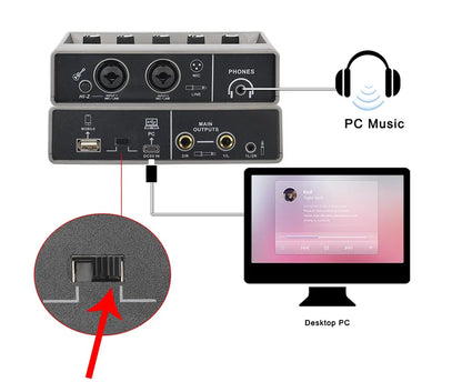 TEYUN Audio Interface 2 Channel 48V Diver-Free Computer Record Electric Guitar Echo Effects PC Recording External Sound Card Q16