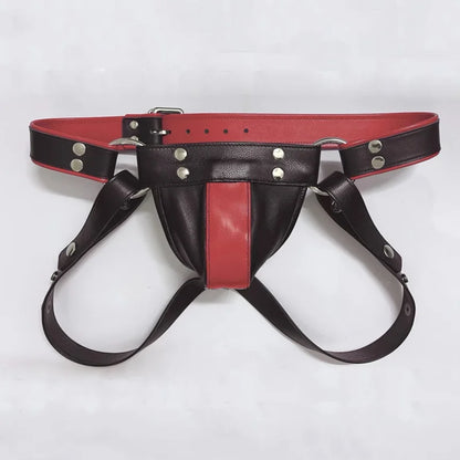 2024 Sexy Lingerie Mens Jockstrap Exotic pants Leather Harness Sexy Lingerie BDSM Bondage Fetish Gays Hombre Stage Nighclubwear