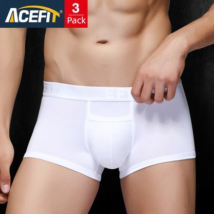 Acefit Pouch Summer Sweat Absorbing Mid Waist Men Underwear