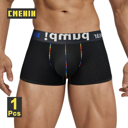 CMENIN Men's Breathable Boxershorts Mesh Underwear