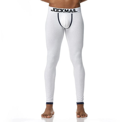 JOCKMAIL Brand Men Long Johns Cotton Printed leggings Thermal Underwear cueca Gay Men Thermo Underwear Long Johns Underpants