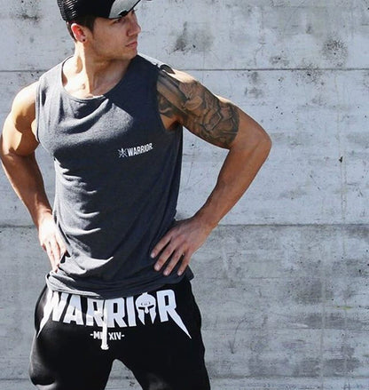 Sweatpants Muscle Men Brother Training Slim-Fit Skinny Pants