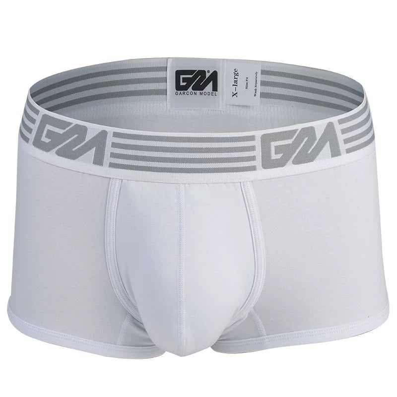 Modal Brand Casual Low Waist in White Combed Cotton