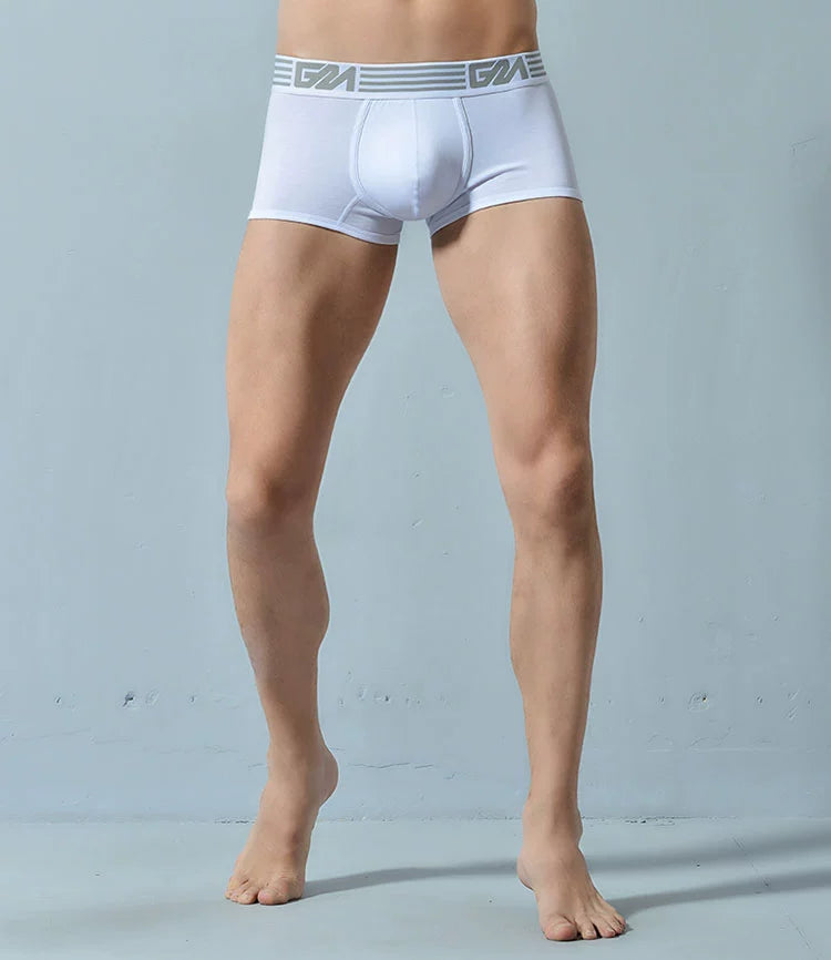 Modal Brand Casual Low Waist in White Combed Cotton